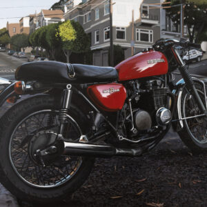 "1973 Honda CB 500 Four/Vallejo Street, SF"